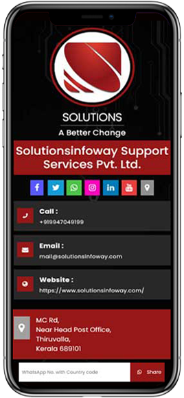 ddataoman image layout of digital business card
